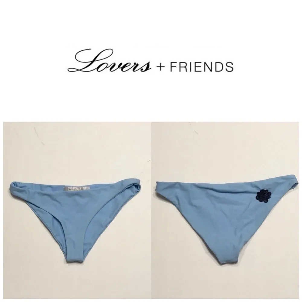 Lovers & Friends baby blue bikini bottoms. NWOT - Picture 6 of 11